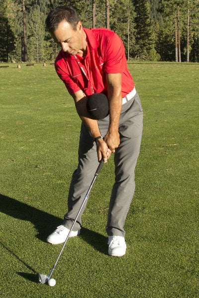 Inflatable Golf Smart Ball Trainer Portable Swing Arm Corrector Posture Auxiliary Correction Training Aids Golf Accessories